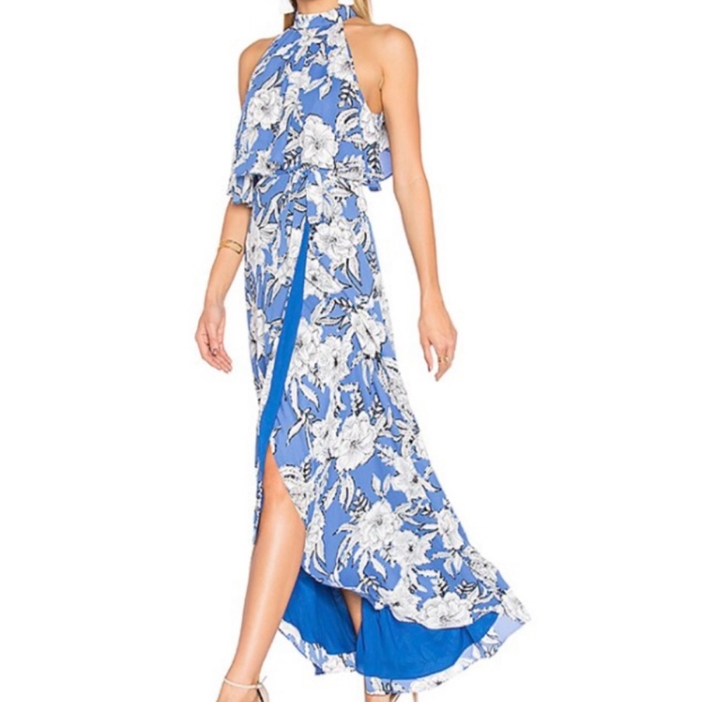 Lovers + Friends Golden Ray Maxi Riviera Floral